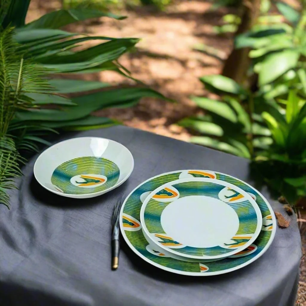 Assiettes à motifs